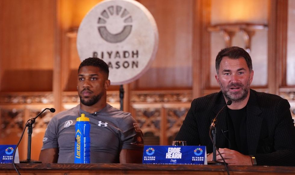 Eddie Hearn Anthony Joshua