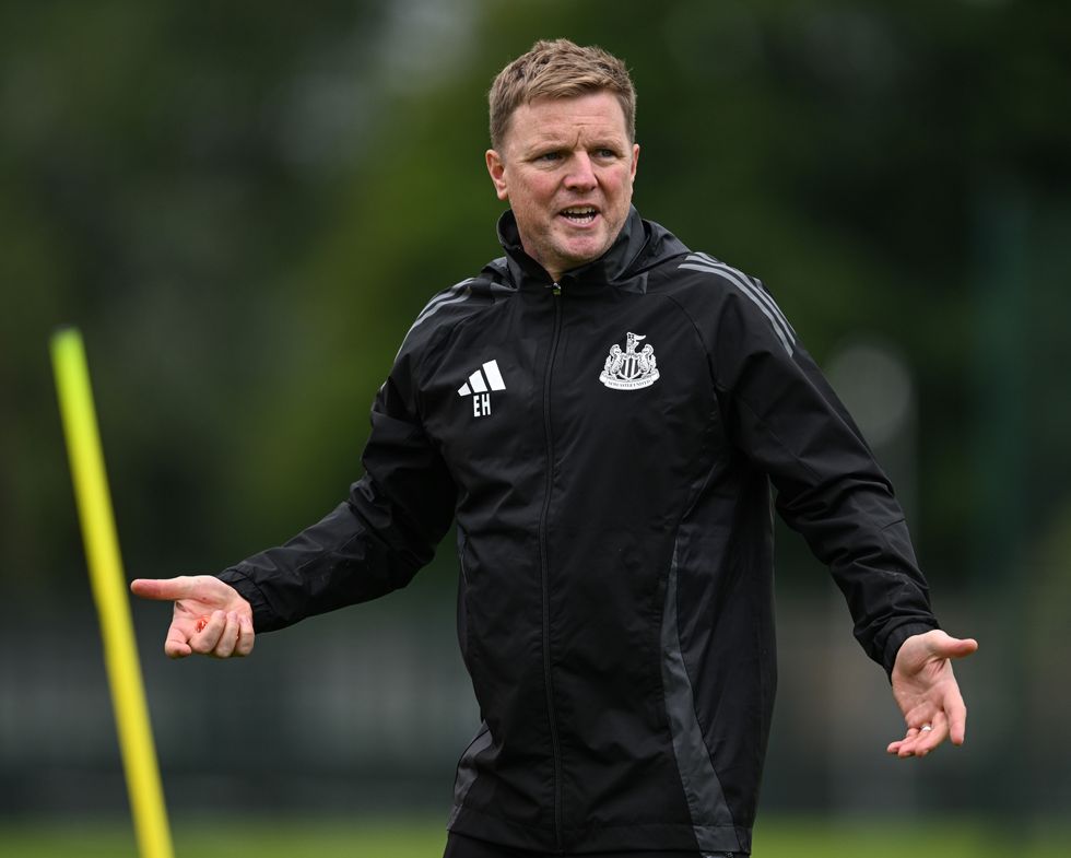 Eddie Howe is currently happy at Newcastle