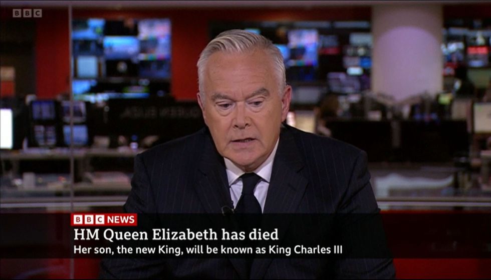 Edwards announcing the dead of HM Queen Elizabeth II\u200b