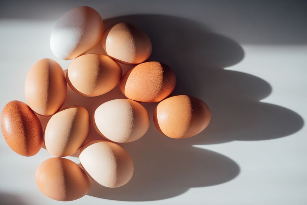 EGGS ON TABLE