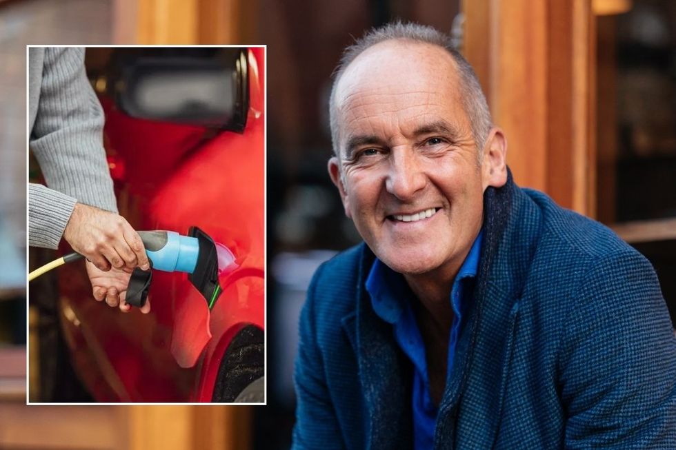 Electric car charging and Kevin McCloud