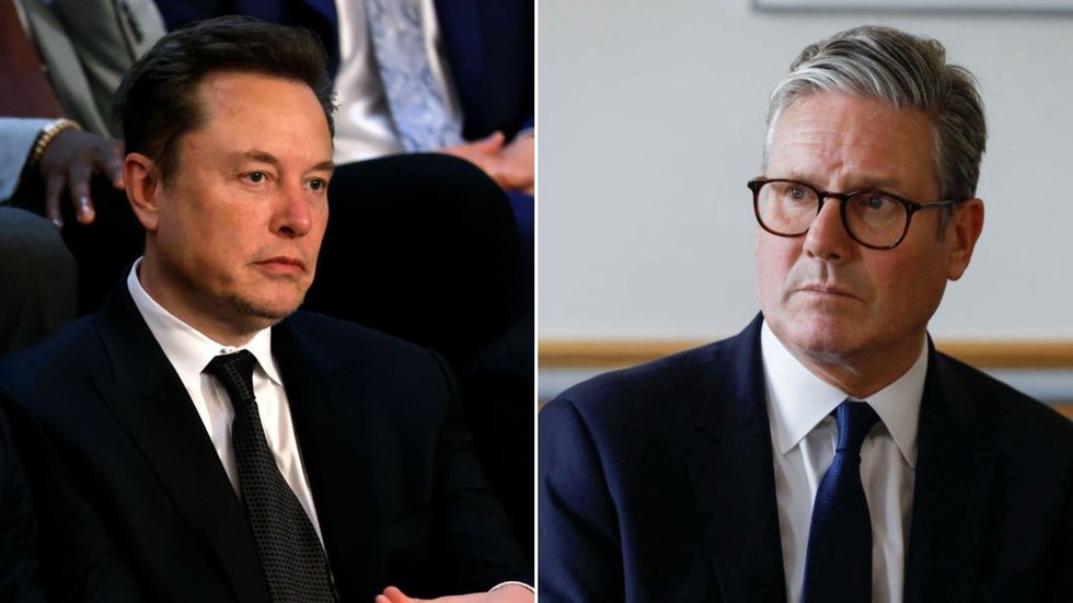 Elon Musk and Keir Starmer