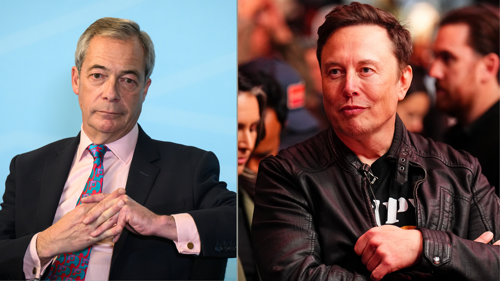 Elon Musk and Nigel Farage