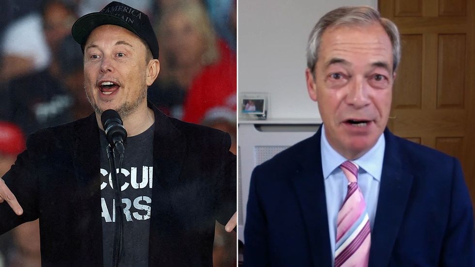 Elon Musk, Nigel Farage