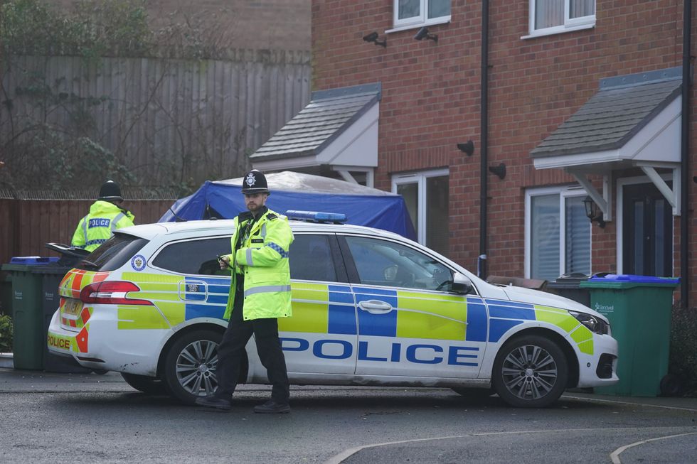 Emergency services were called to Robin Close yesterday