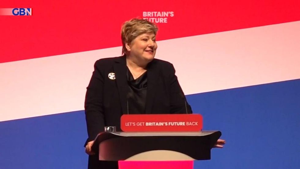 Emily Thornberry speaks at the Labour Party Conference