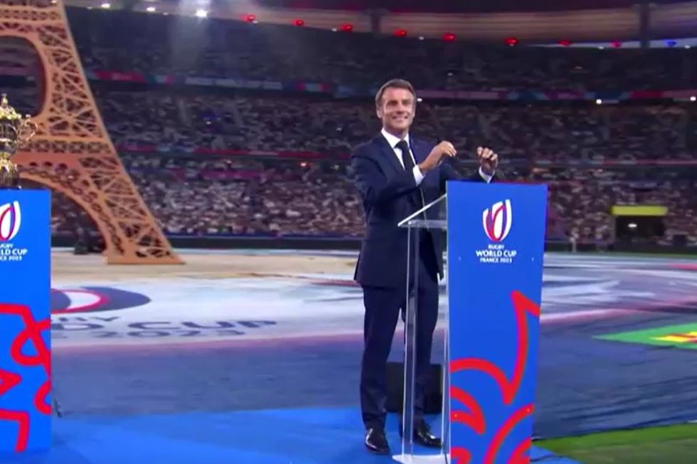 Emmanuel Macron ‘booed By Entire Stadium’ As He Opens Rugby World Cup