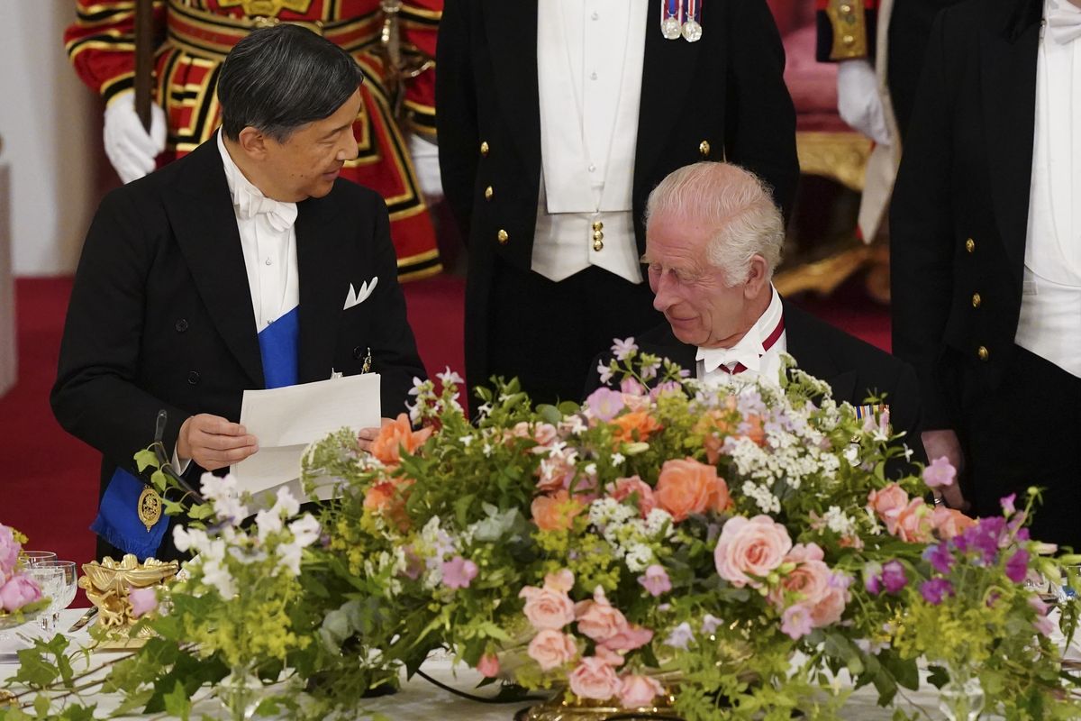 Emperor of Japan and King Charles