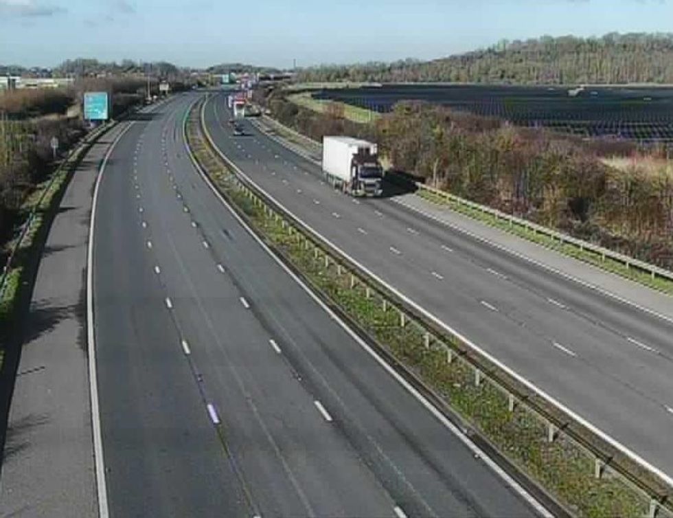 empty M5 route