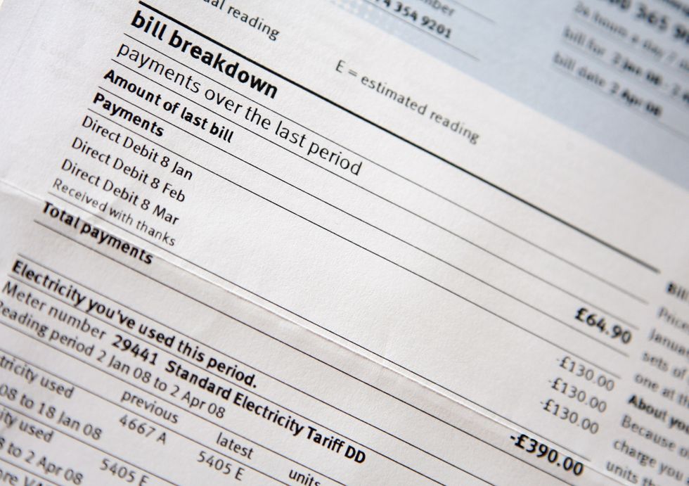 Energy bills statement