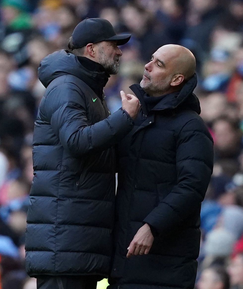 England Jurgen Klopp Pep Guardiola