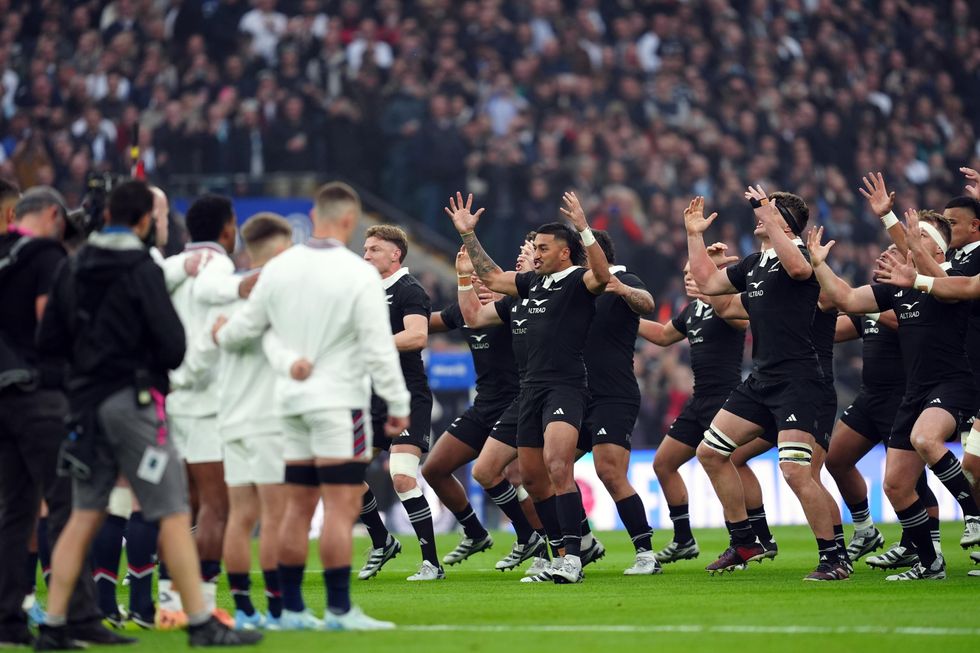 England New Zealand haka