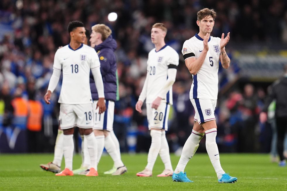 England news John Stones Greece