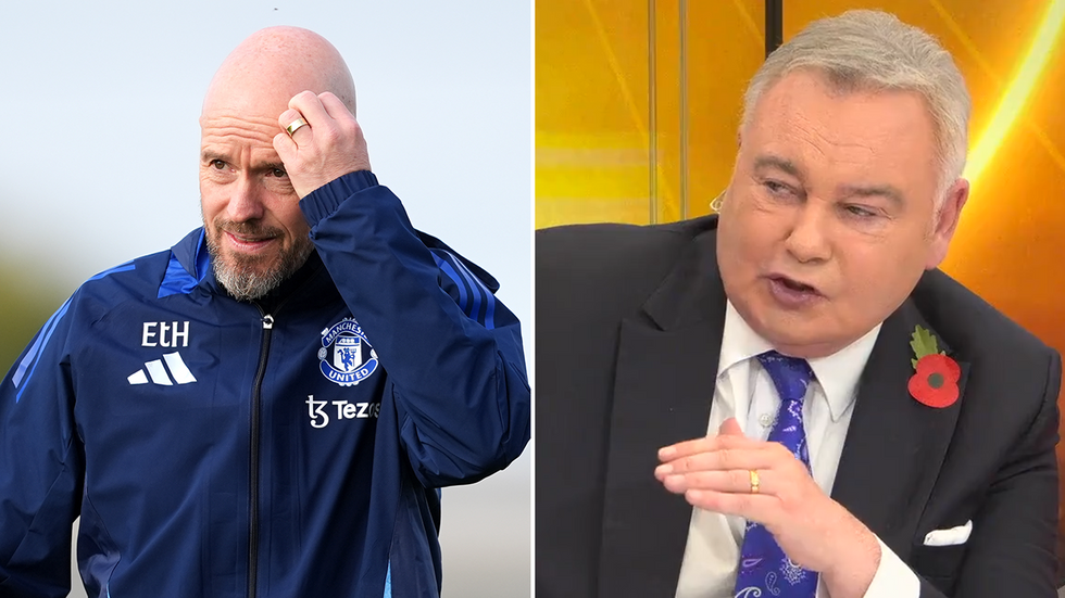 Erik ten Hag and Eamonn Holmes