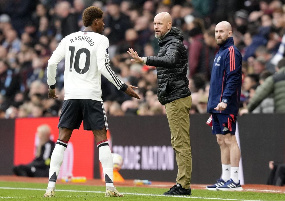 Erik ten Hag Man Utd Marcus Rashford