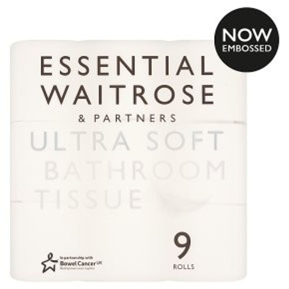 Essential White Ultra Soft Bathroom Tissue rolls