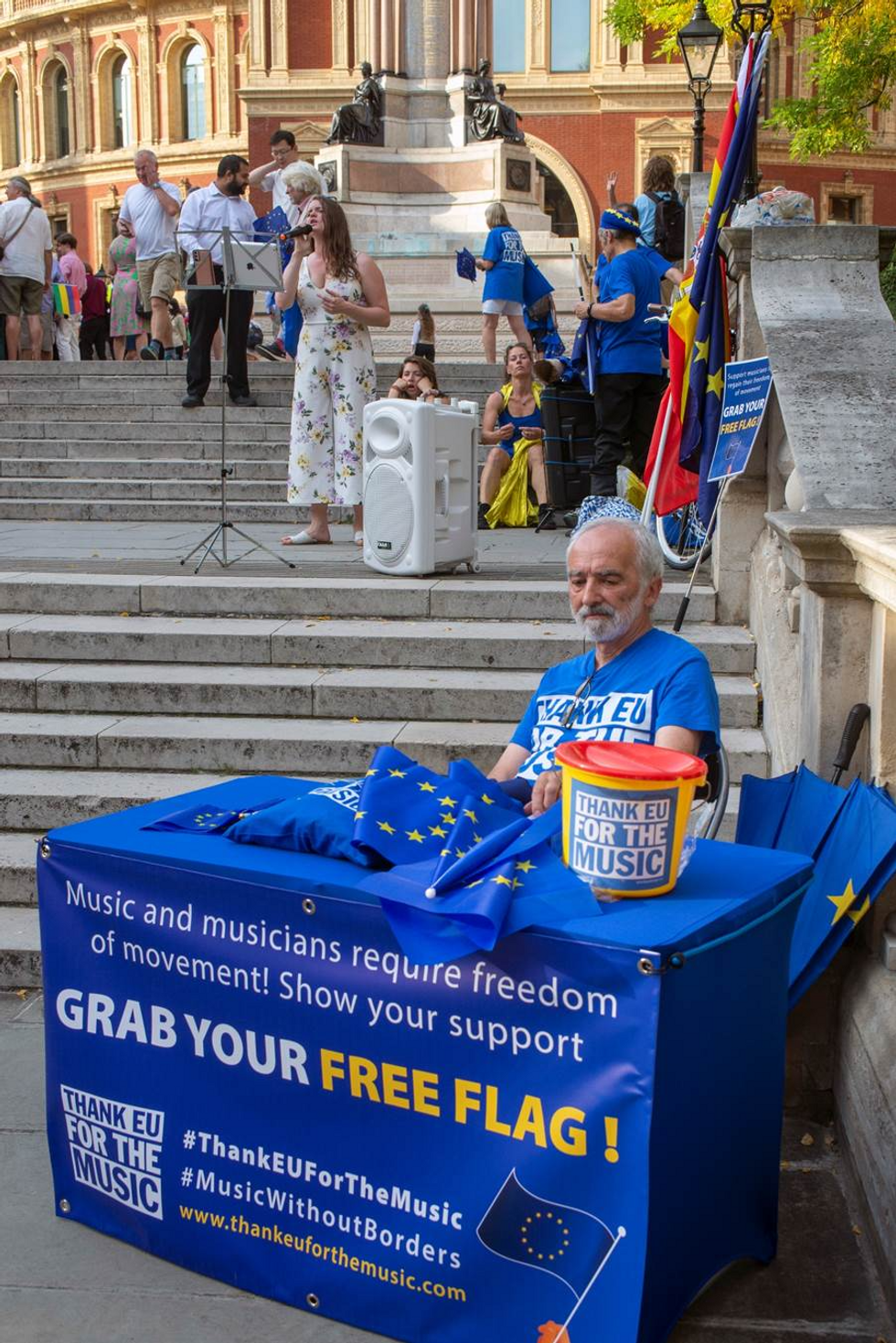 EU flags at the Proms