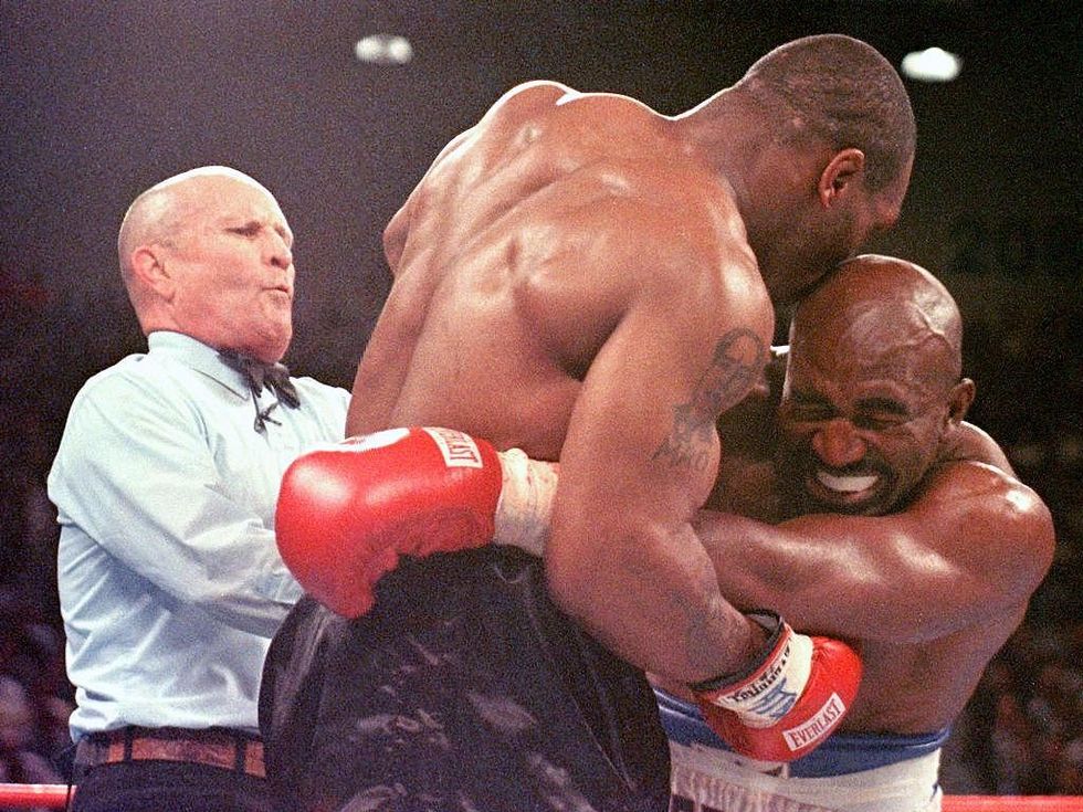 Evander Holyfield Mike Tyson