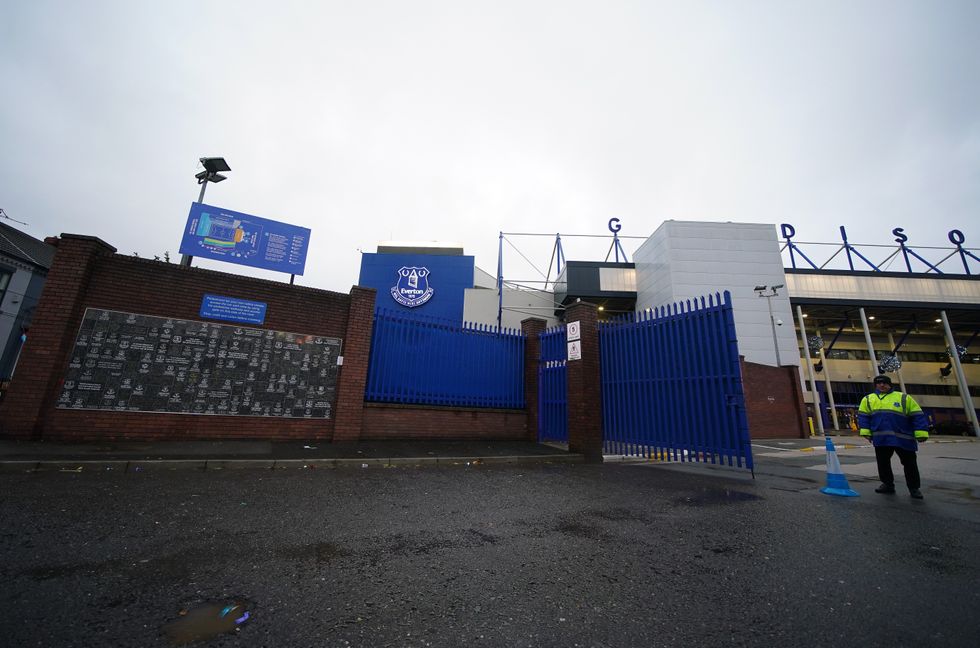 Everton's match against Liverpool was postponed