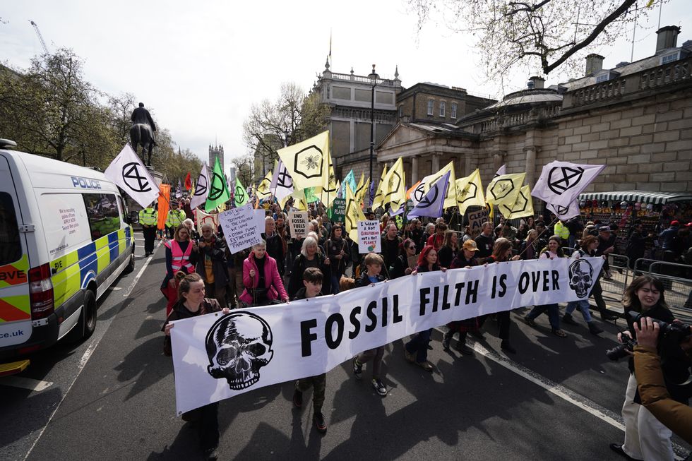 Extinction rebellion march