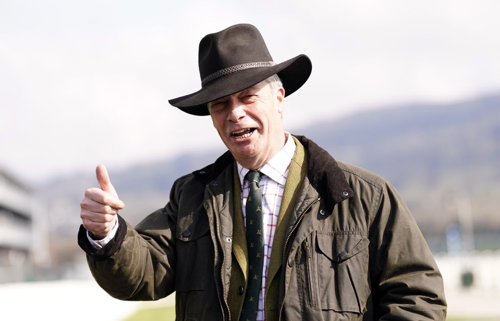 Farage at Cheltenham