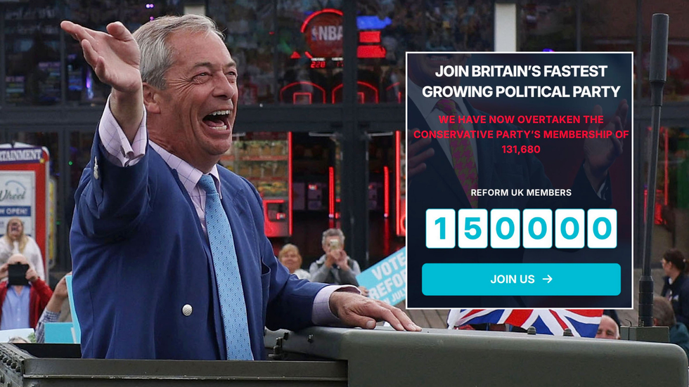 Farage/Membership ticker