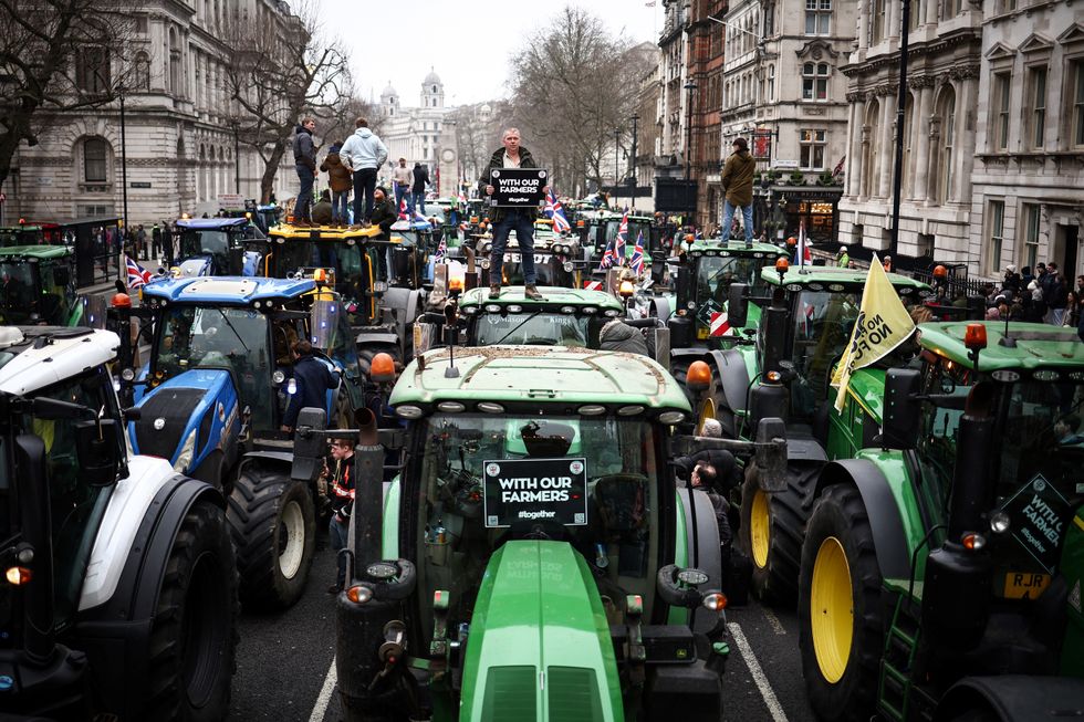 Farm protest, Feb 10