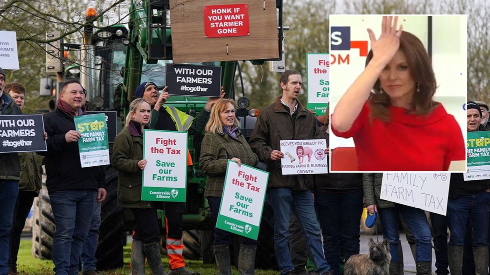 Farmer protest, Bev Turner