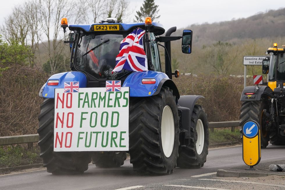 Farmer protest