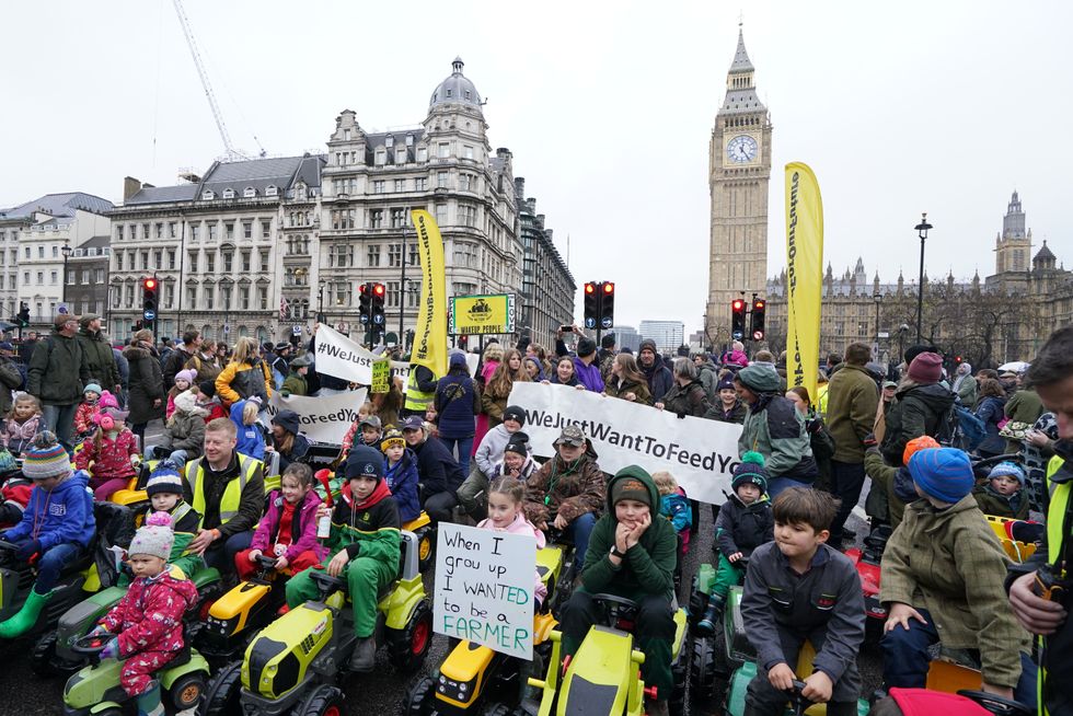 Farmer protest