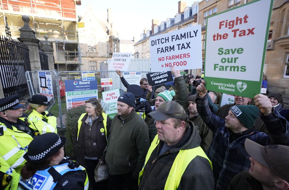 Farmer protest