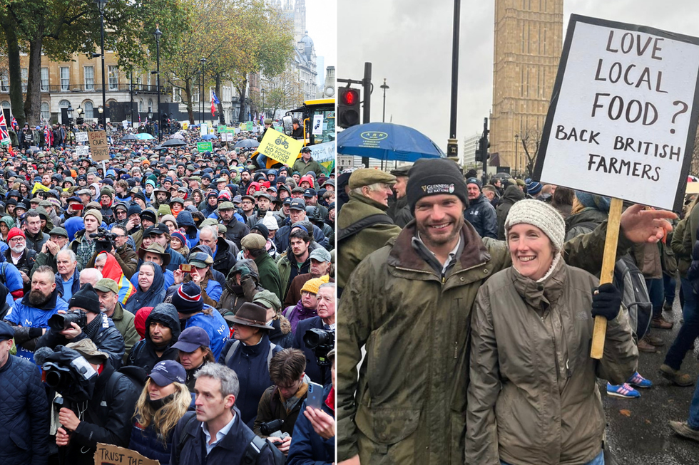 Farmers' protest; Ben Townsend