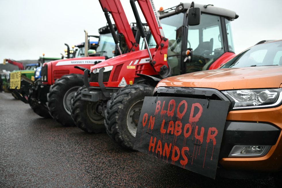 Farmers' protest Wales