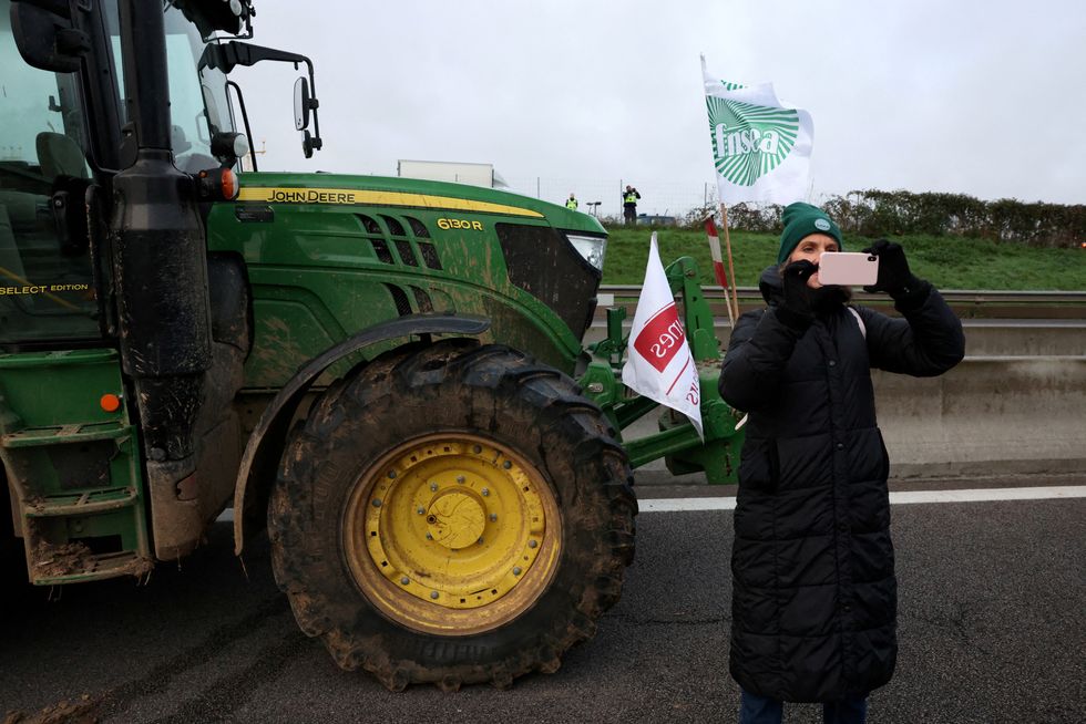 Farmers protest