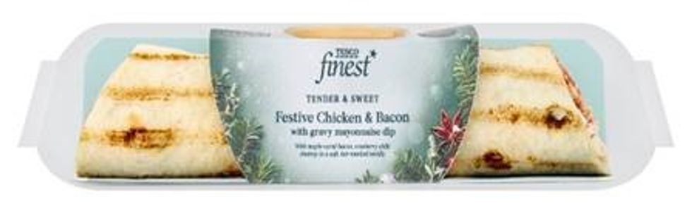 Festive Chicken & Bacon wrap