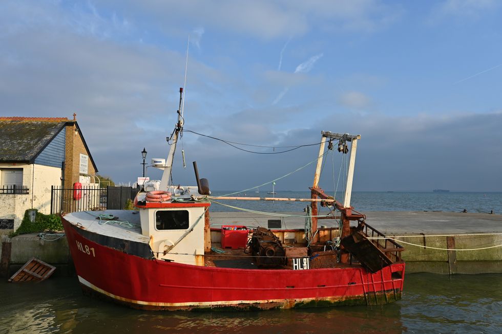 Fishing boat in Old Leigh