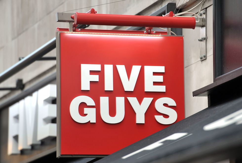 Five Guys sign