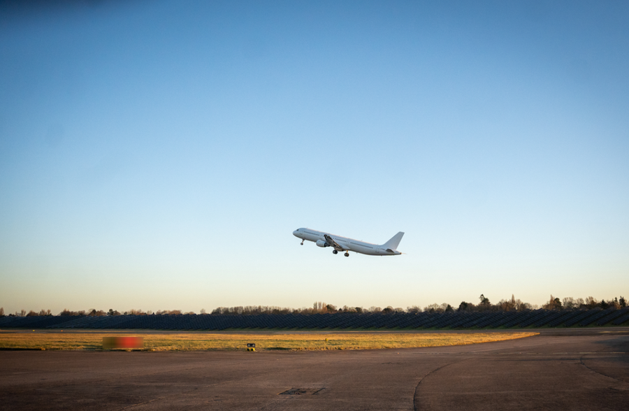 Flight taking off