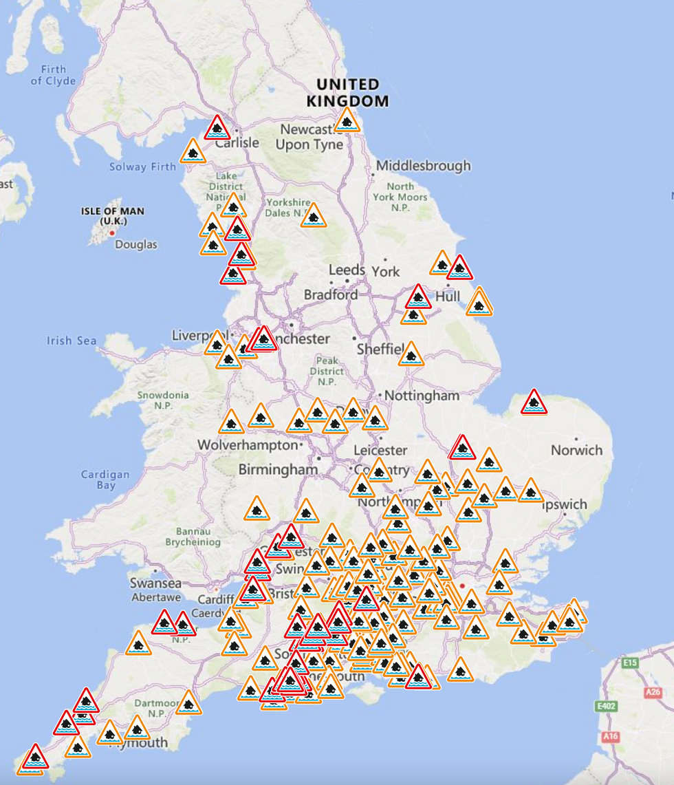 UK weather forecast: 'Act now!' - Over FORTY urgent warnings for ...