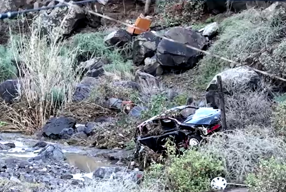 Flooding aftermath Canary Islands