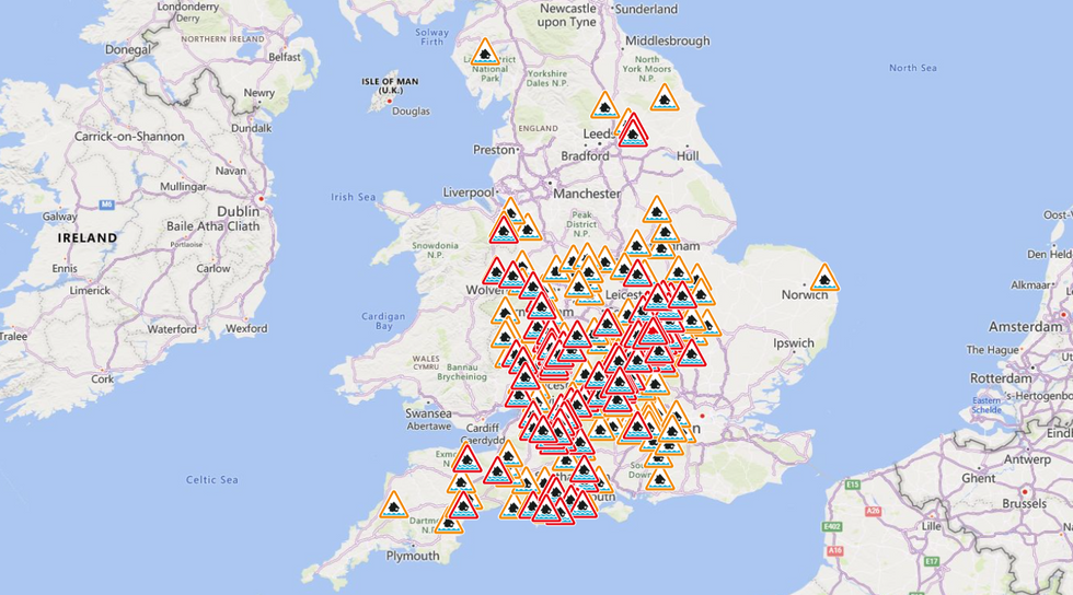 flooding map