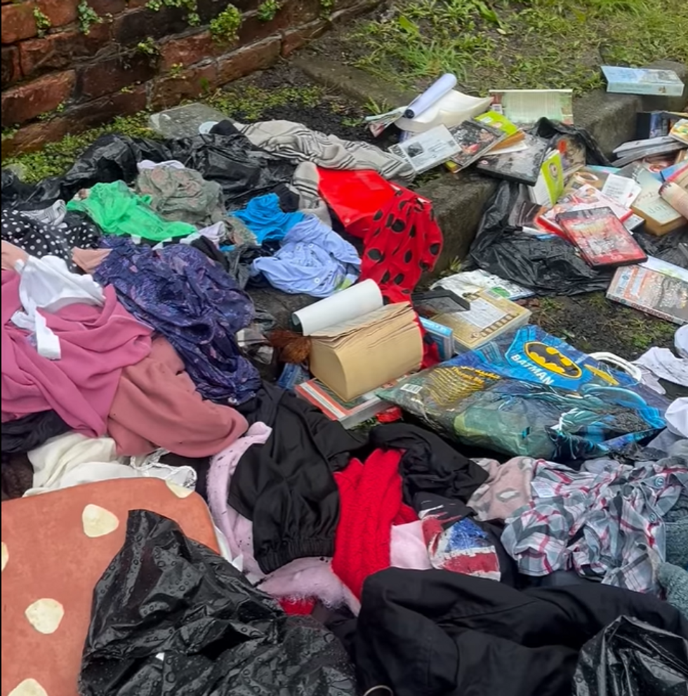 Fly-tipping bin