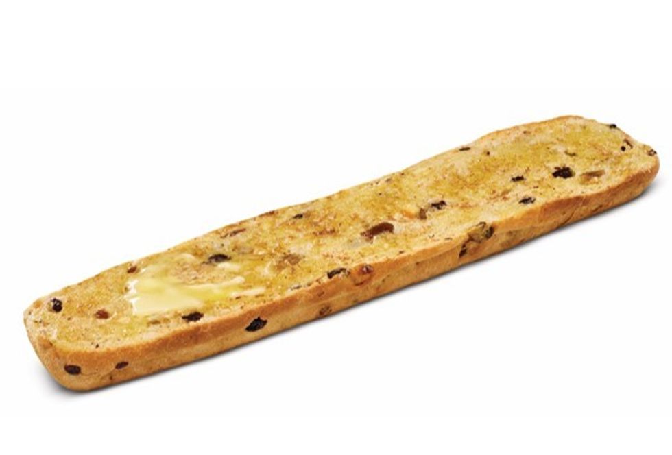 Footlong Hot Cross Bun Slice