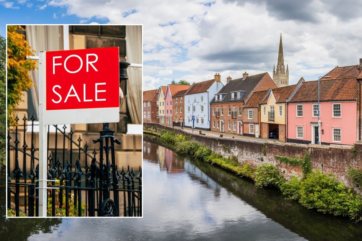 For sale sign / Properties in Norwich, East Anglia