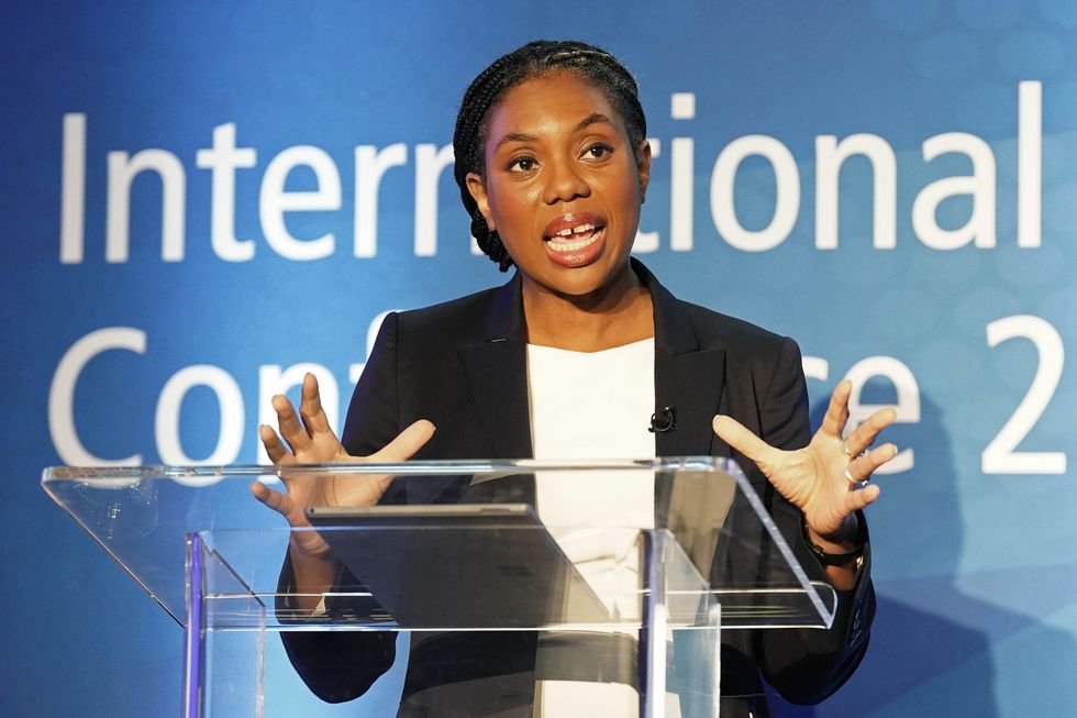 Former Business and Trade Secretary Kemi Badenoch announced she is standing