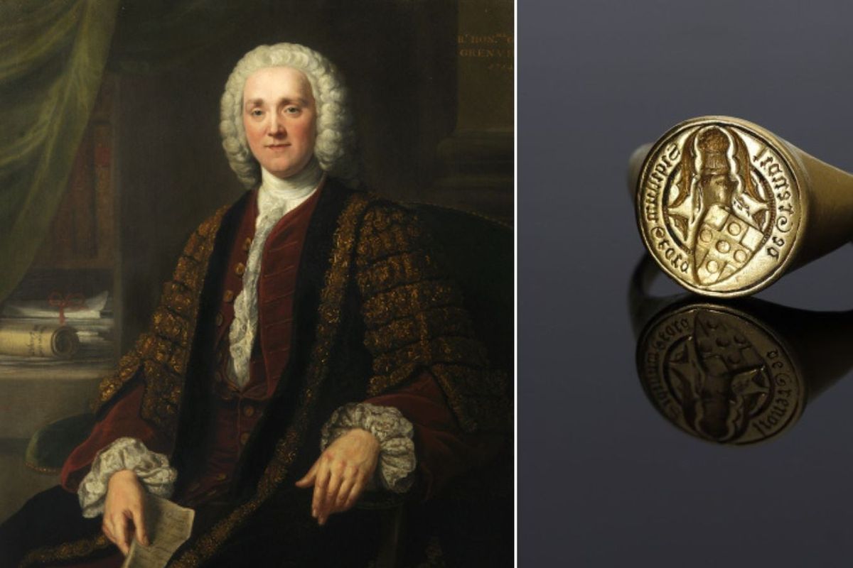 Former prime minister George Grenville's ring