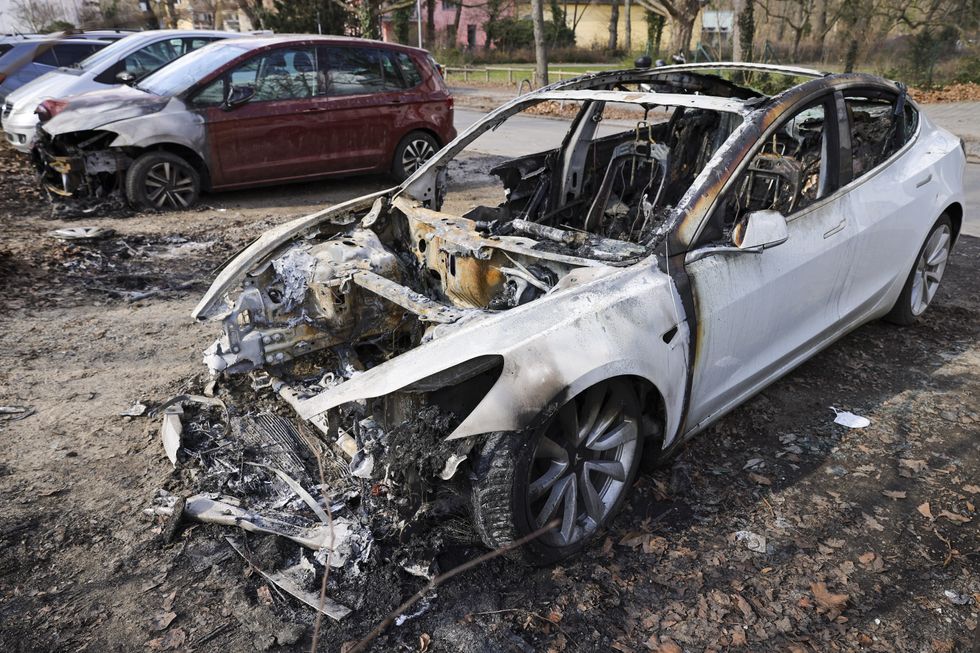 Four Tesla models were torched in Berlin, Germany, this weeku200b