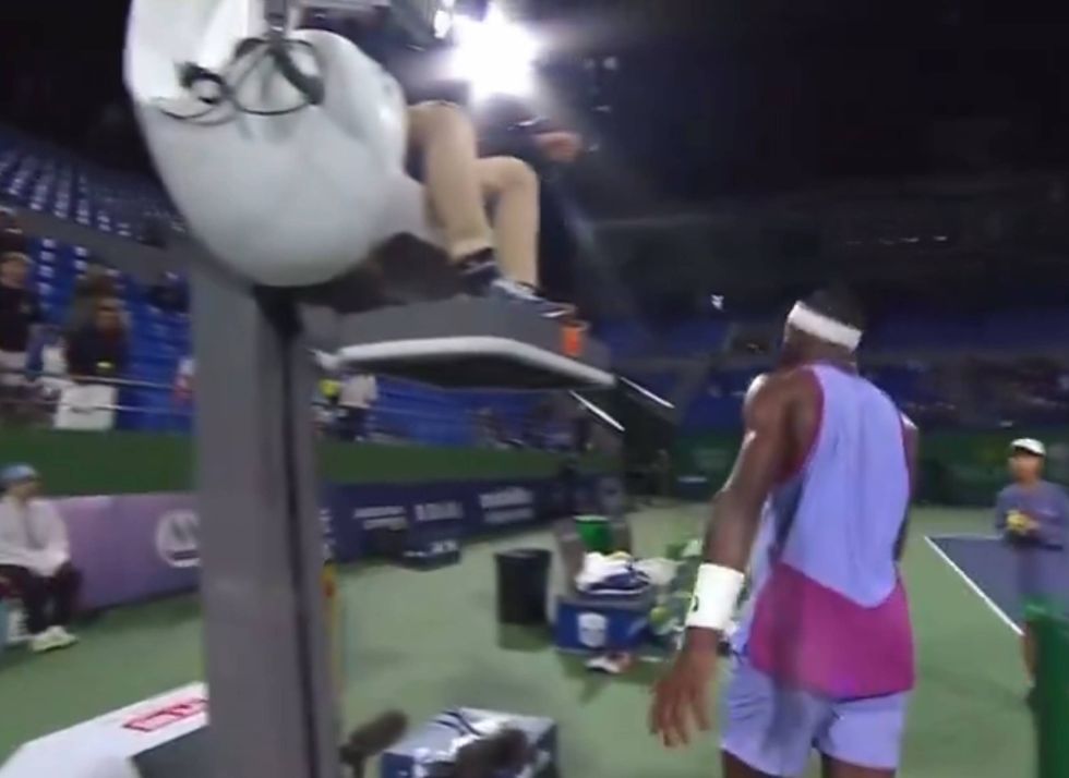 Frances Tiafoe refused to shake the umpire's hand