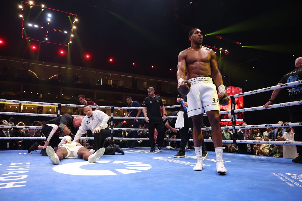 Francis Ngannou Anthony Joshua