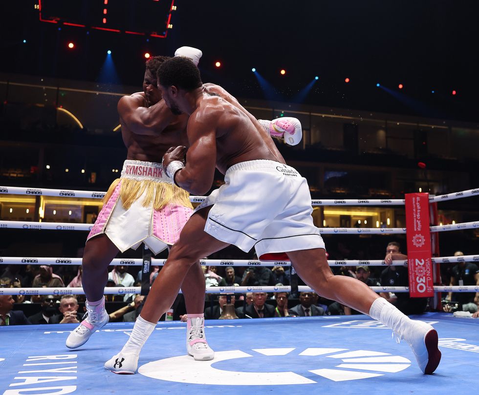 Francis Ngannou Anthony Joshua